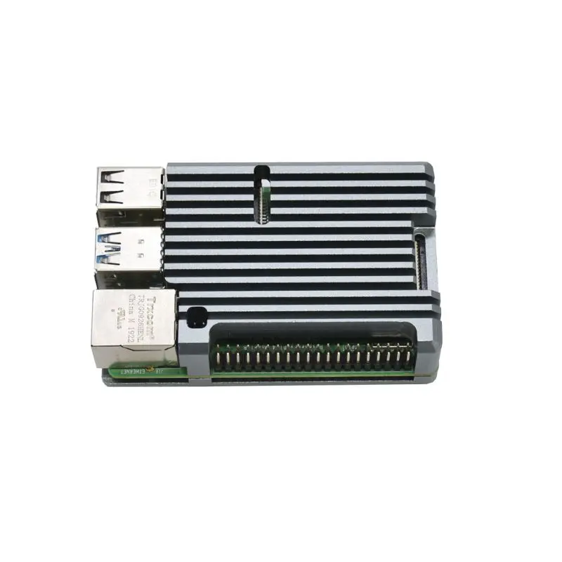 Алюминиевый сплав чехол металлический корпус Корпус для Raspberry Pi 4 Модель B плата J6PB