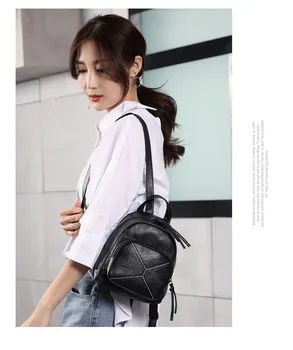

2020 new backpack women's Korean version of street casual fashion travel mini backpack ladies