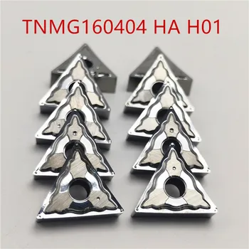 

10PCS CNC aluminum tool TNMG160408 HA H01 TNMG160402 TNMG160404 Carbide insert turning tool lathe cutter milling cutter