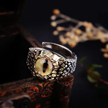 

925 silver jewelry costume Sterling Silver Costume Jewelry India Tiger Eye Ring Sapphire ring clothing S925 silver JZ210095
