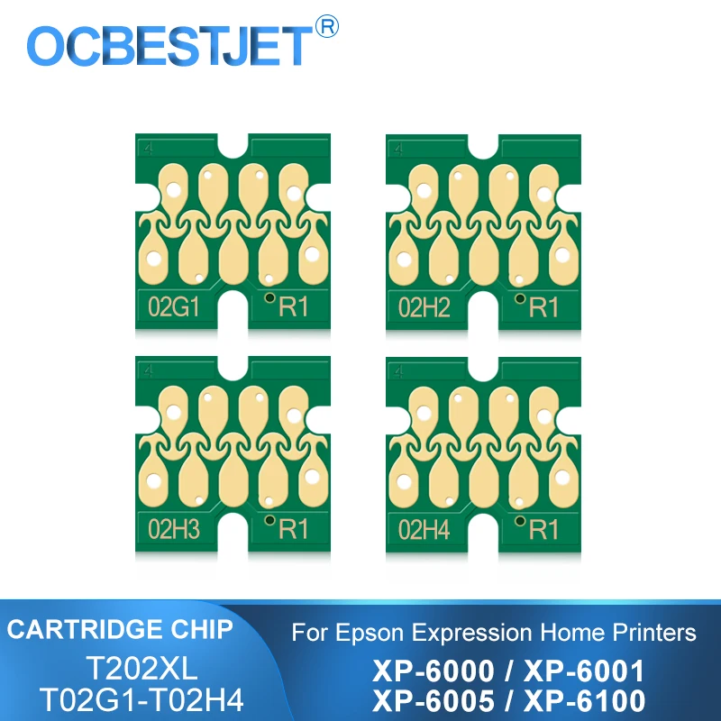 Чернильный картридж европейского стандарта 202XL T202XL для Epson T02G1-T02H4 XP6000 XP-6000 XP6001 XP-6001
