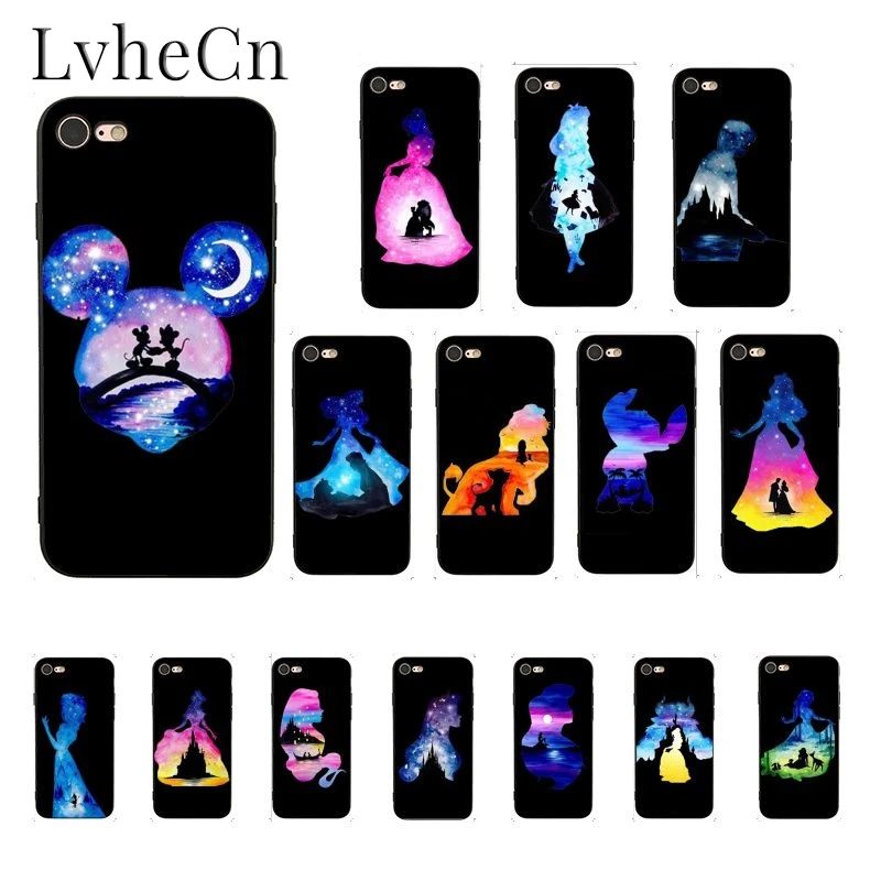 LvheCn принцесса Алиса Король Лев Крышка черный мягкий чехол для телефона iPhone X XS MAX 6