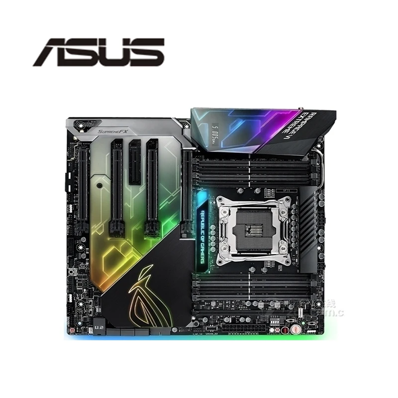 Оригинальная материнская плата X299 для ASUS ROG Rampage VI Extreme DDR4 LGA 2066 USB3.1 настольная материнская плата