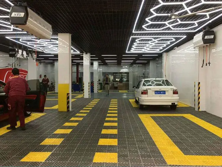 US $200.00 Factory Customized LED Hexagonal light for Car Detailing and Polishing Lights