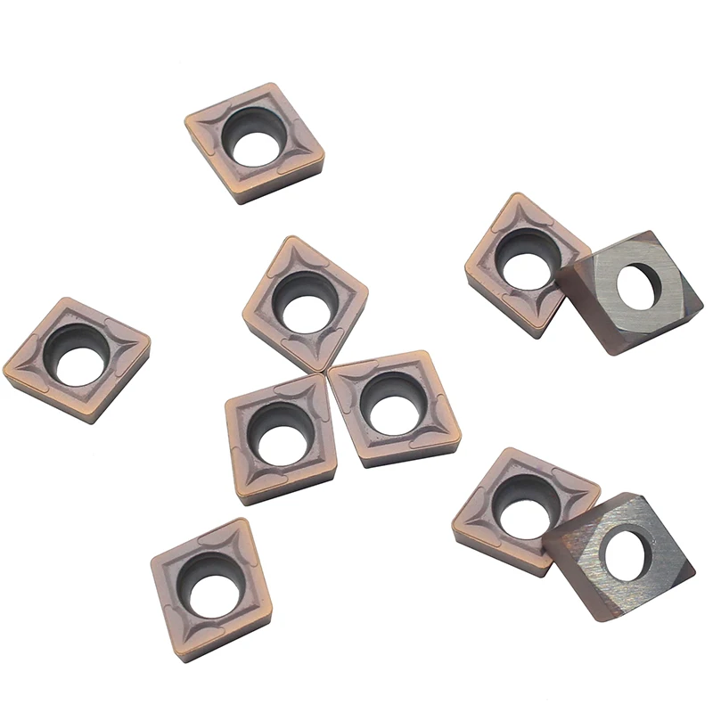 

100PCS CCMT09T308 VP15TF Carbide inserts CCMT 09T308 Internal Turning Tools Cutting Tool CNC Lathe cutter