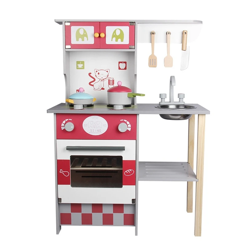 girls wooden toy kitchen
