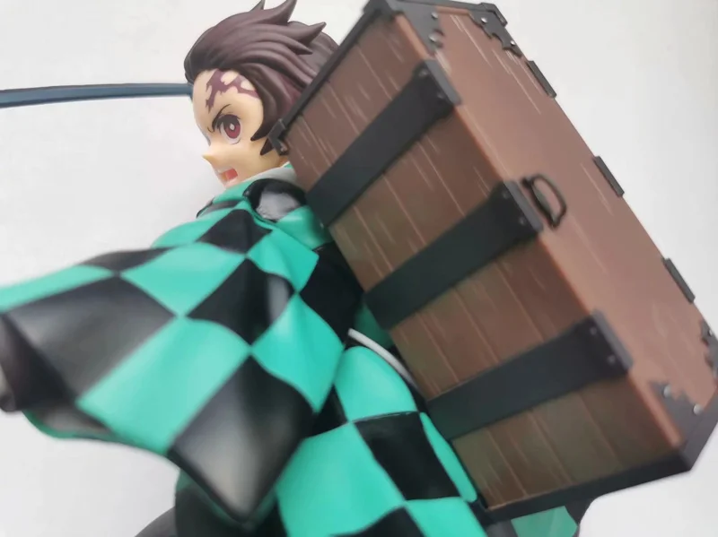 Аниме Demon Slayer Kimetsu no Yaiba Kamado Tanjirou ПВХ фигурка Коллекционная модель игрушки куклы 20 см