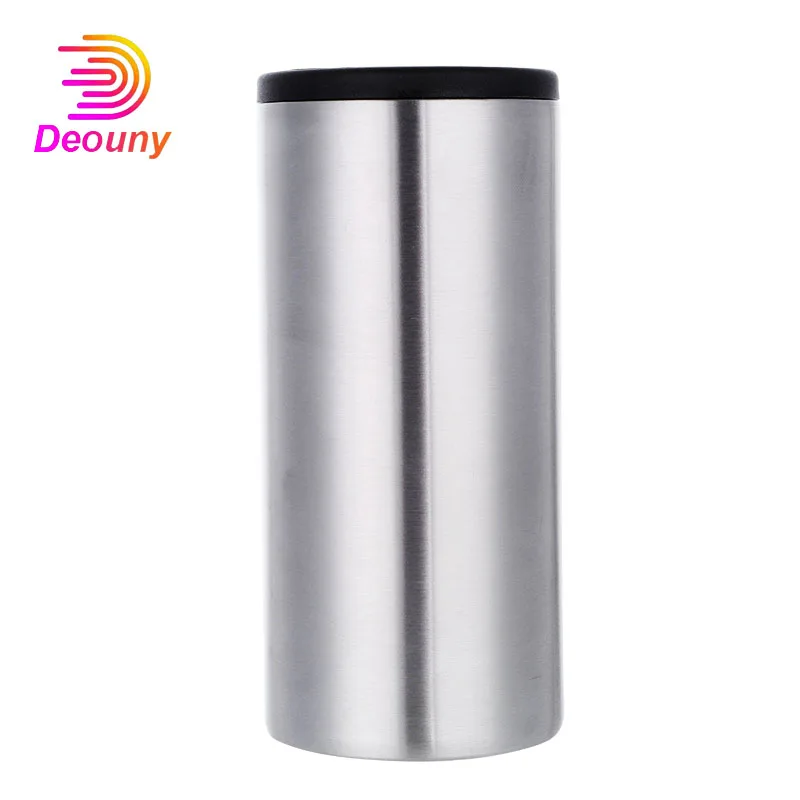 

DEOUNY Wine Cooler Double-Wall 12OZ Can Cold Insulation Drink Cover Vacuum Coke Stainless Steel Beer Champagne Cooler Barware