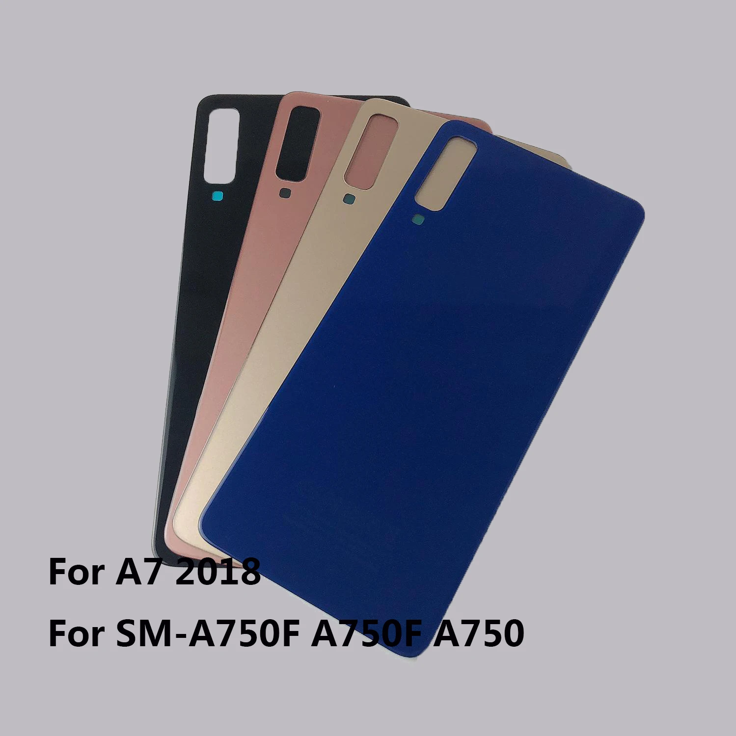 Корпус Стекло для Samsung Galaxy A7 SM-A750F A750F A750 крышка батареи задняя крышка+ наклейка