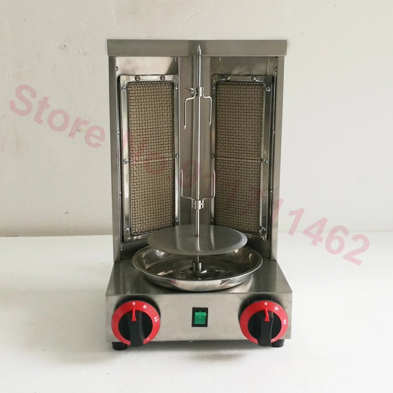 Electric/LPG Gas Doner Kebab Machine Shawarma Roasters Vertical Grill Stainless Steel Rotisserie 6