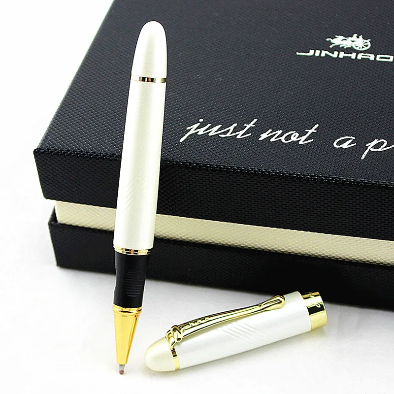 Jinhao 450 Роскошная шариковая ручка с чернилами, Подарочная коробка на выбор, для офиса, бизнеса, школы, ручка для письма, металлическая шариковая ручка