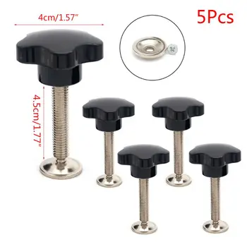 

5PCS M8/M10 hand-tightening screw Torx head internal thread clamping screw bolt E7CB
