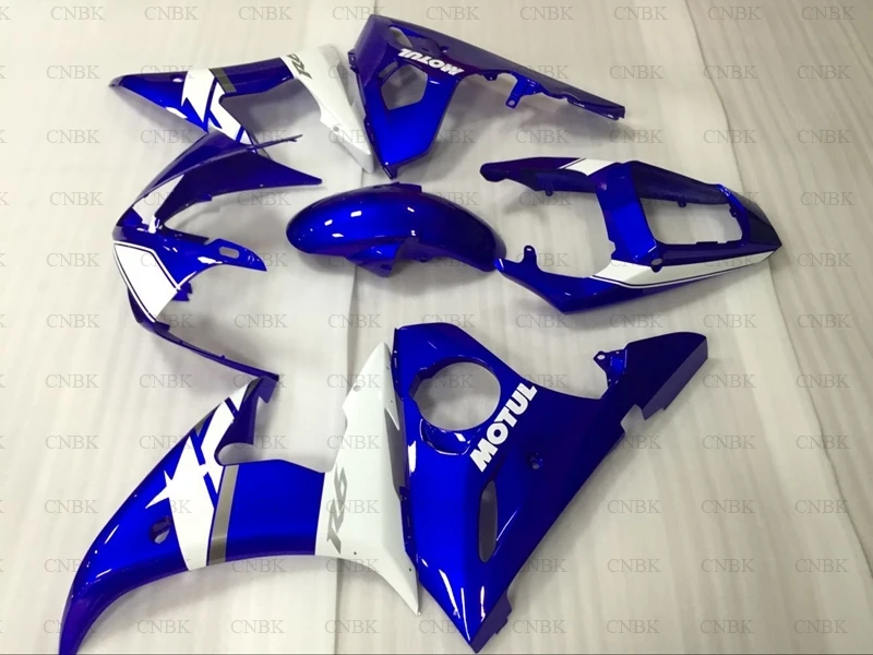Обтекатели для YZF600 R6 03 05 YAMAHA YZFR6 наборы тела 2003 обтекатель мотоцикла - 2005 синий