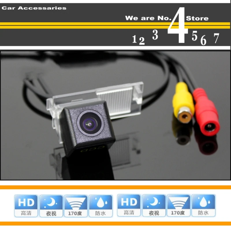 LiisleeCar Camera For Peugeot 3008 High Quality Rear View Back Up Camera PAL : NTSC Use | CCD + RCA1