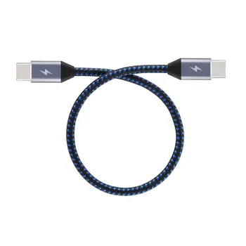 

Double head type c data cable C to C male to male Type-c braided data cable 3A pd fast charging data cable