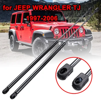 

1Pair Car Rear Trunk Hood Lift Supports Props Rod Arm Shocks Strut Bars For Jeep Wrangler TJ 1997-2006 55076310AB 4249