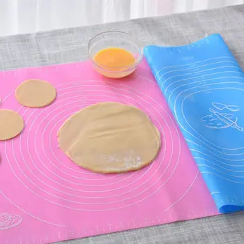 

Nonstick Silicone Scale Baking Mat Oven Rolling Dough Rolling 29*26cm Cooking Baking Heat-resistant Tools Pad Fondant Pastr M2G0