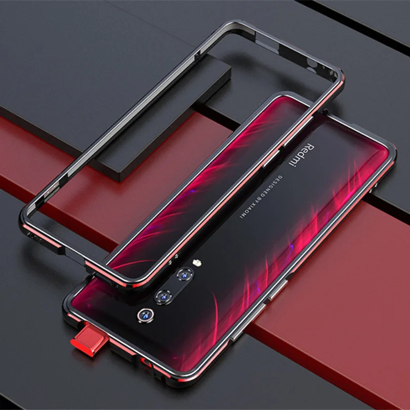 Ультратонкий чехол с металлической рамкой для Xiaomi mi 9t жесткий алюминиевый бампер