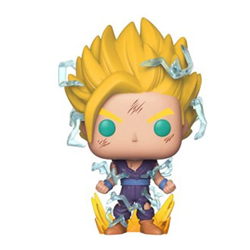 Поп-музыки! Dragon Ball Z Gohan экшн-фигурка игрушки Супер Саян 2 Гохан с тренировочное снаряжение виниловые куклы Коллекционные детские подарочные игрушки