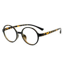 Ультра-светильник TR90 очки Простые художественные нейтральные модные круглые оправы ретро плоские очки Повседневные Классические без градусов очки для чтения