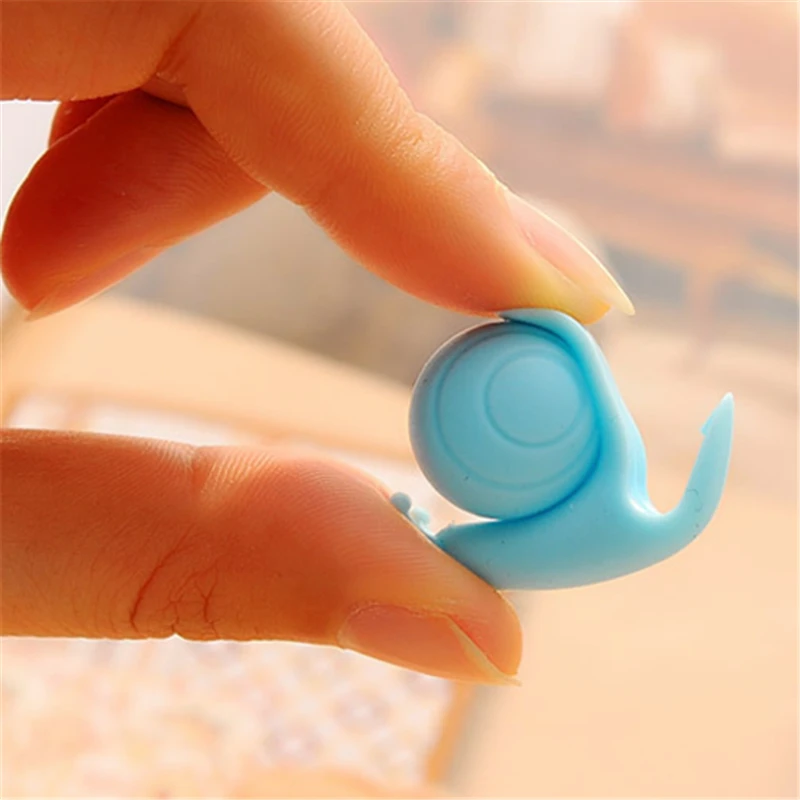 6pcs Colorful Silicone Small Snail Recognizer Device Tea Infuser Cup Tea Bag Hanging Clip Label Cooking Tools tea infuser food bag clips