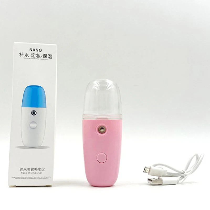 Imagen de Facial Moisturizing Beauty Instrument Portable Nano Mist Spray Handy Steamer Device Beauty Tool