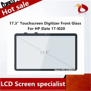 

Free Shipping 17.3" Touchscreen Digitizer Front Glass Replace Laptop For HP Slate 17-l020 T173AWC-N10