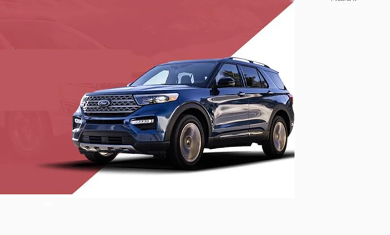 for ford explorer front fog lamp hood sequined decorative strip special accessories light frame decorative accessories