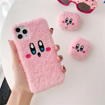  Kawaii Kirby Plush iPhone and Air pod Case 5