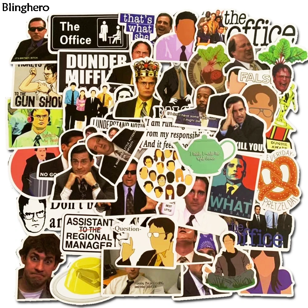 

Blinghero 50pcs/set Non-repeating Luggage Laptop Phone Sticker Waterproof Car Skateboard Decals Scrapbooking Stickers BH0541