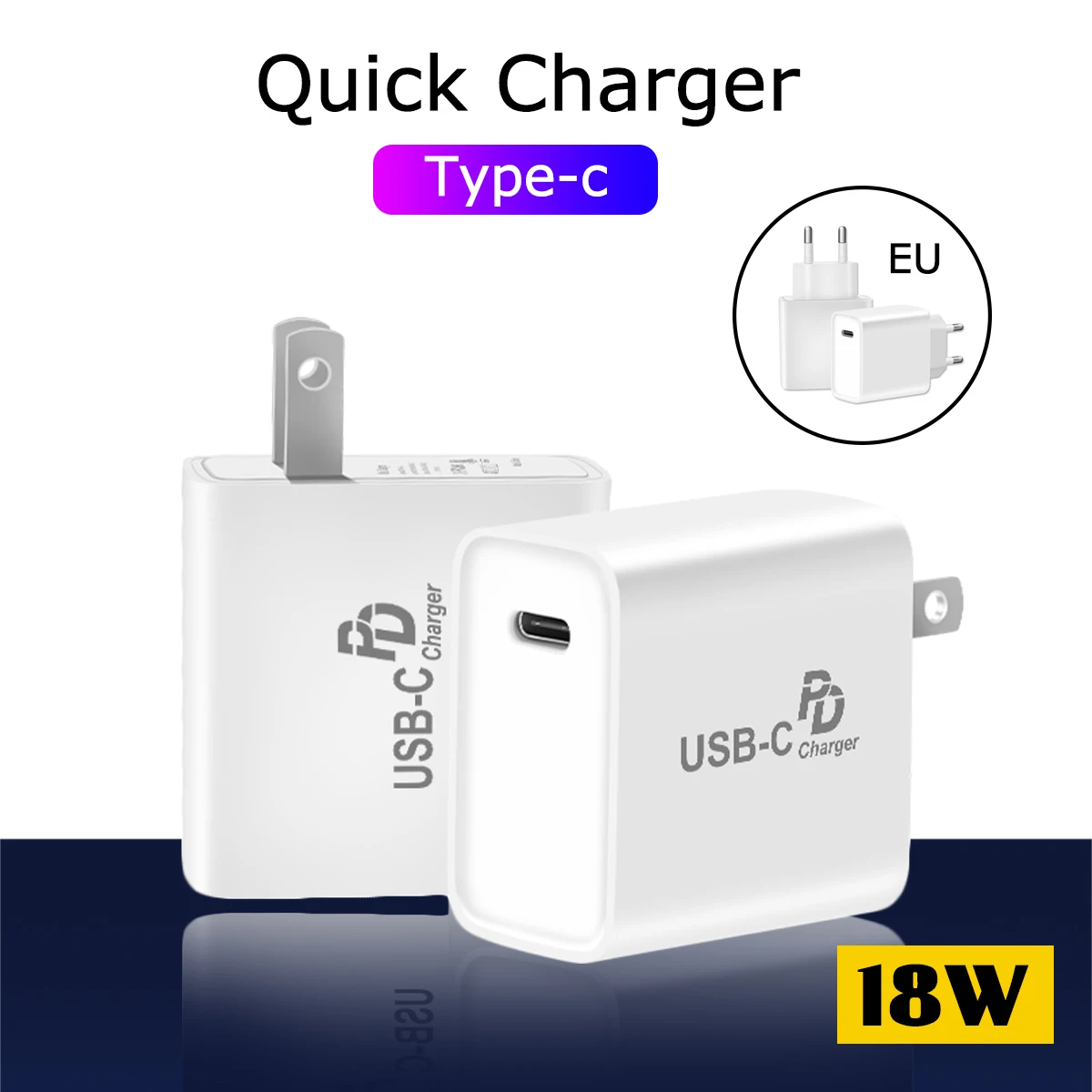 Быстрая зарядка 4,0 3,0 PD зарядное устройство 18 Вт. 0. 0 usb type C быстрое зарядное устройство для iPhone 11 X Xs 8 huawei Phone PD зарядное устройство