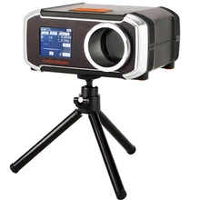 Tela lcd tiro cronógrafo testador pistola de ar bb paintball arma velocidade tester aplicativo bluetooth