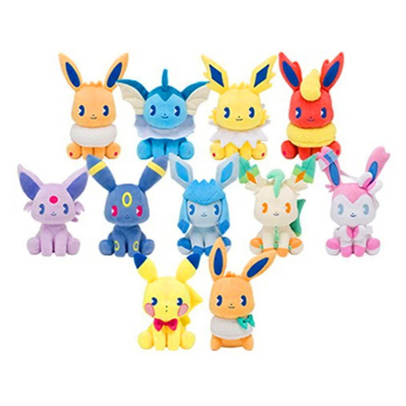 Ex Gx Мега кукла Eevee Umbreon Epeon Jolteon Vaporeon Flareon Glaceon Leafeon Ylveon плюшевая игрушка Eevee для детей Рождественский подарок