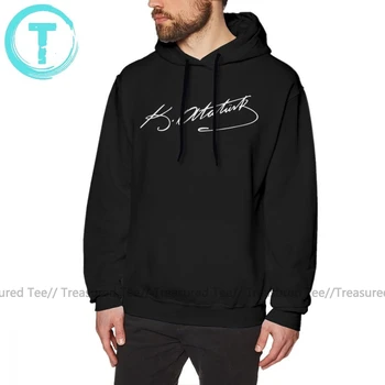 

Ataturk Hoodie Ataturk Signature Hoodies Streetwear Cotton Pullover Hoodie Grey X Long Male Winter Casual Hoodies