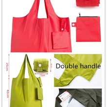 1 шт., портативная складная сумка для покупок, большие нейлоновые сумки, Толстая сумка, Складная Водонепроницаемая Рипстоп сумка на плечо, сумочка