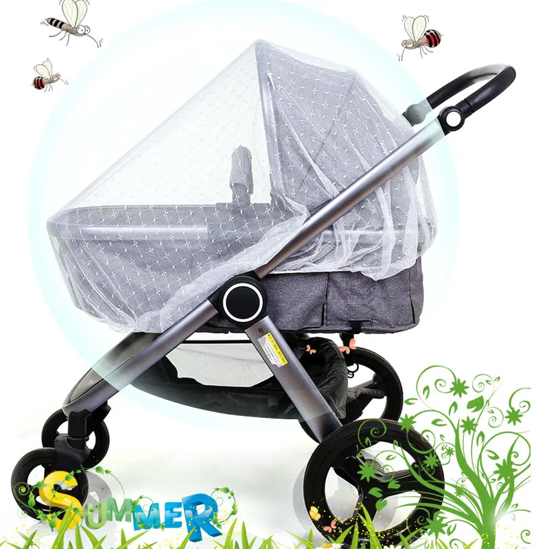 Бренд новорожденных малышей для детских ходунков кроватки сетки Багги коляска сетка москитная сетка