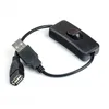 Cable USB de 28cm con interruptor de encendido/apagado, extensión de palanca para lámpara USB, suministro de alimentación de ventilador, adaptador duradero de gran oferta ► Foto 1/6