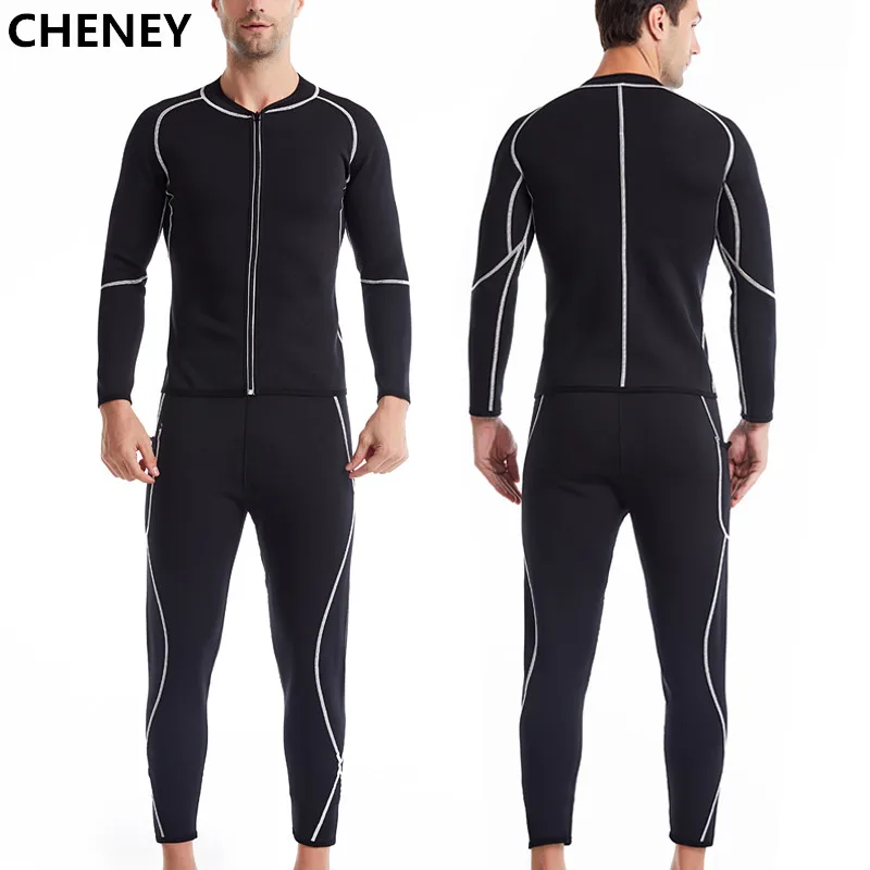 

2020 Men Thermal Underwear For Male Thermo Clothes Long Johns Sets Winter Compression Sweat Sauna Underwear Can be worn outside