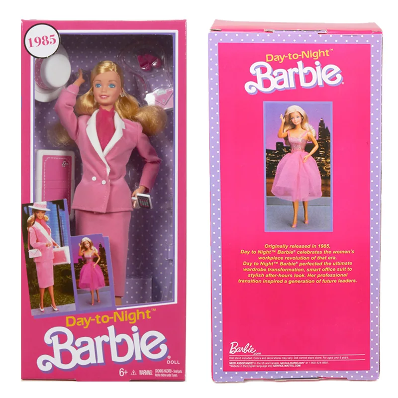 Mattel Barbie DaytoNight Superstar Black Label Career Woman Repro