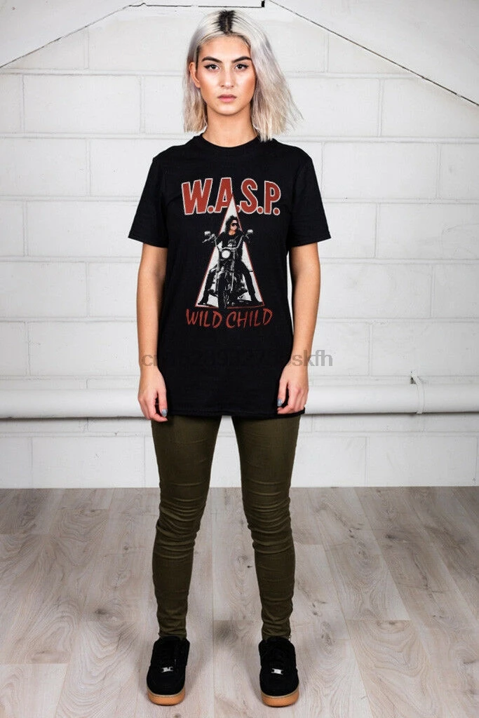 Официальный w. a. s. p wild child унисекс футболка мировое превосходство Вавилон Голгофа