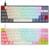 gk64x gk64 kailh silent red brown switch hot swappable switch Custom Mechanical Keyboard rgb switch leds type c split spacebar ► Photo 1/6