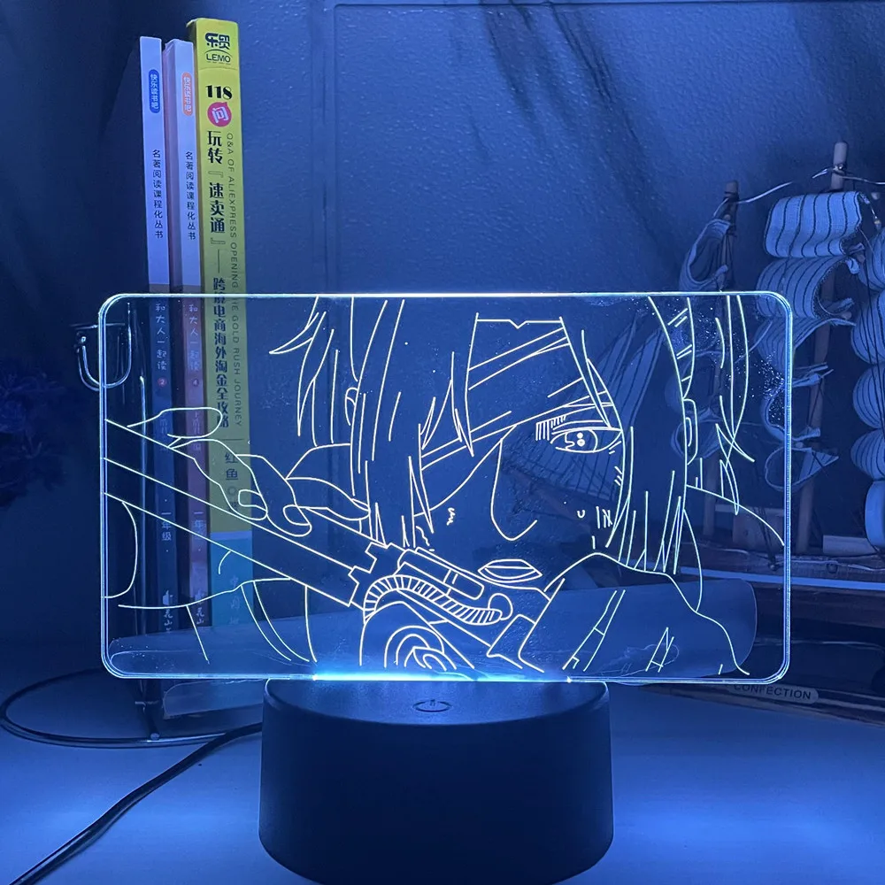 Ataque em Titan Ataque em Titã Luz para Decoração do Quarto Luz da Noite Anime Lâmpada Hange Crianças Presente Led 3d Zoe 8 Computers & Electronics