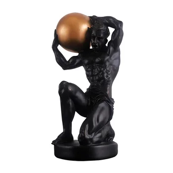 

Nordic Hercules Character Statue Resin Figurine Modern Art Character Ornament Home Decoration Accessories Desktop Ornament
