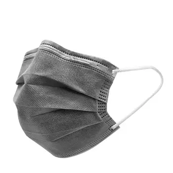 

10Pcs Disposable Anti-Haze Mouth Mask 3-Layer Activated Carbon Dustproof Face Cover M89F