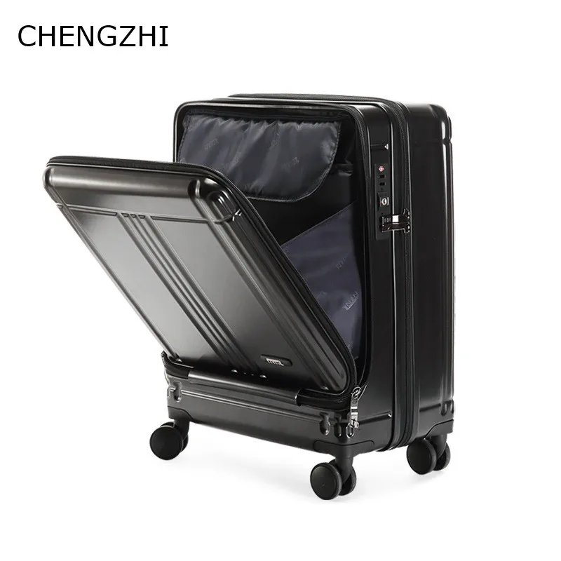 CHENGZHI 20 дюймов бизнес каюта чемодан носить на колёсиках роскошные высокого качества сумка на колесиках для ноутбука