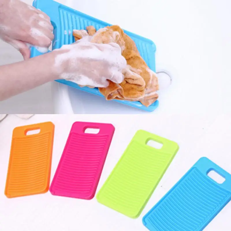 New Plastic Thicken Antislip Washboard Washing Board Laundry Clothes MD294 Shirts For Kid Cleaning X9C7