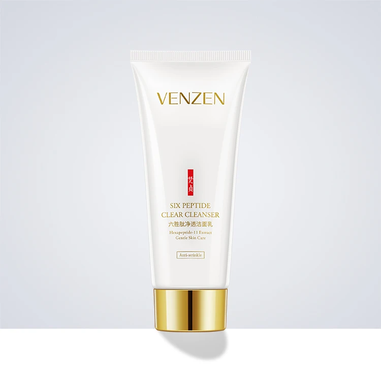 

VENZEN Face Cleaning Deep Cleansing Refreshing Moisturizing Oil Control Tender Slippery Foam Facial Wash Cleanser 100g