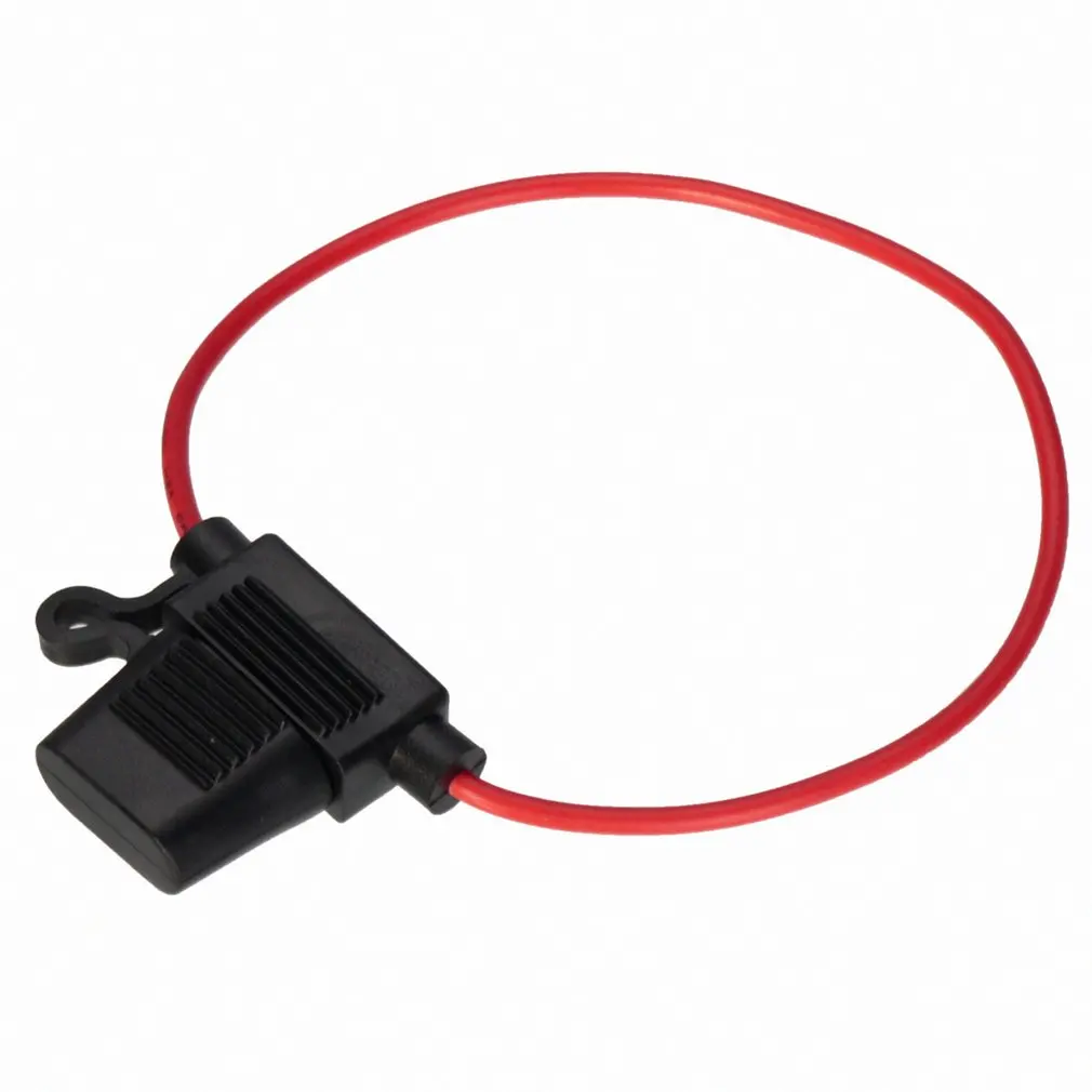 

Standard Blade Fuse Holder Splash Proof for 12V 30A Fuses Car Bike 5pcs