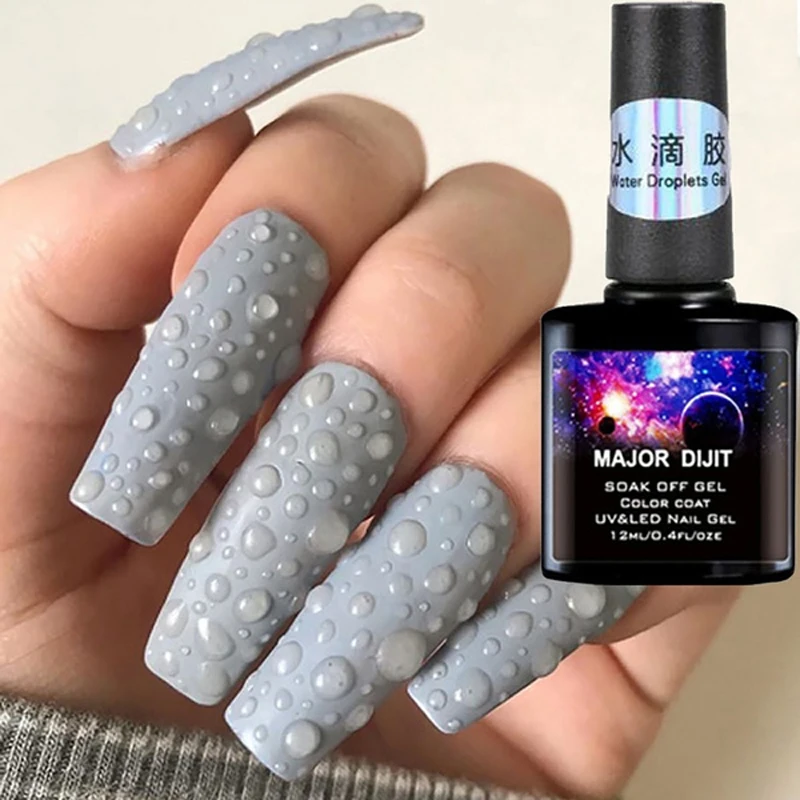 

12ML Nail Polish Water Droplets Gel Nail Polish Gel Smudge Bubble Gel Nail DIY Varnish Manicure Decoration Nail Art Accessories