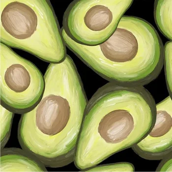 

Diamond painting full circle children cartoon avocado hand embroidery DIY stick drill cross stitch room decoration gift